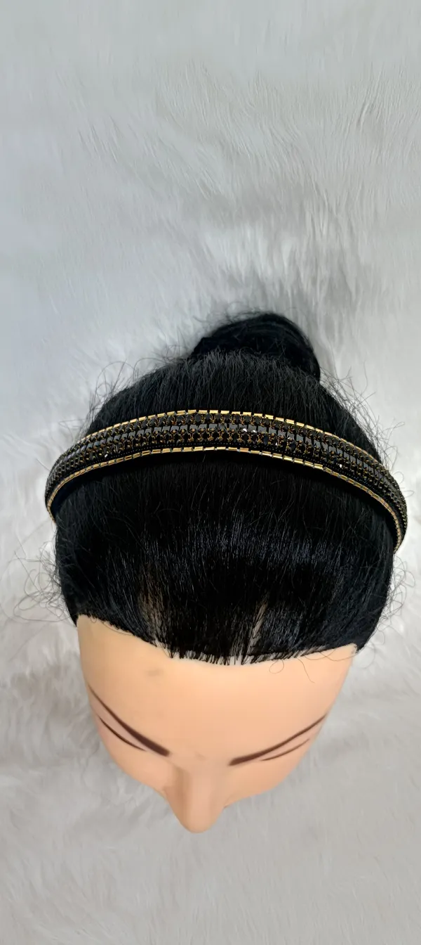 Black_Gold_Crystal_Studded_Hairband_For_Women