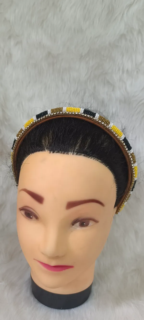 Multicolor_Satin_Beaded_Wide_Headband_For_Women
