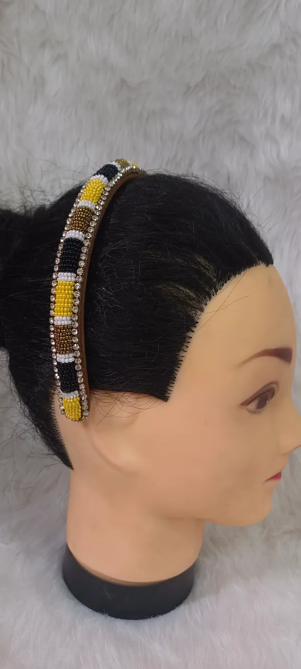 Multicolor_Satin_Beaded_Wide_Headband_For_Women