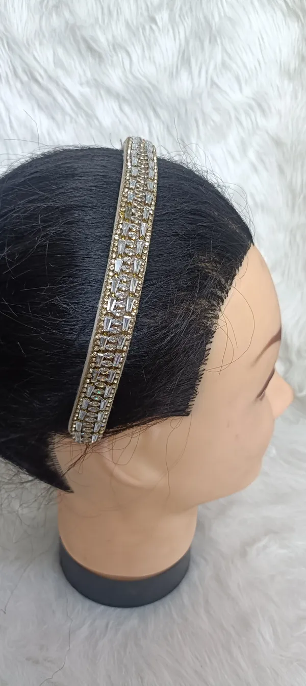 Gold_Crystal_Baguette_Studded_Hairband_For_Women