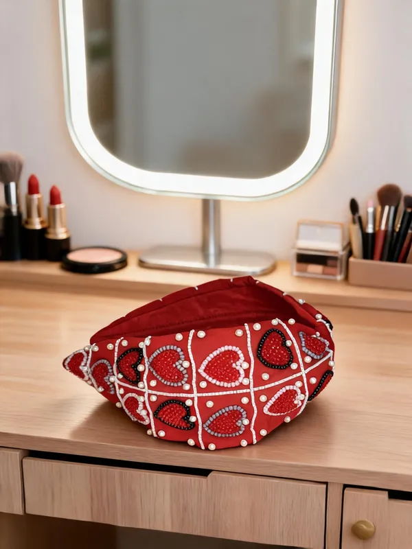 Red_Velvet_Beaded_Heart_Embroidered_Headband_For_Women