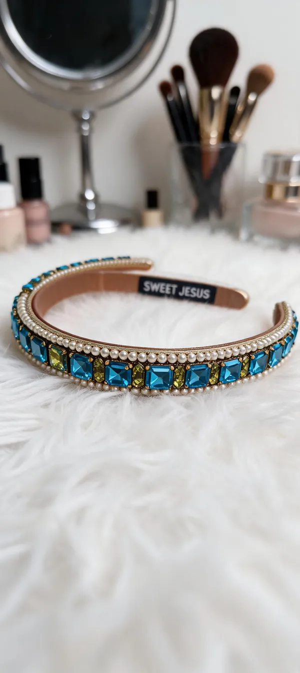Blue_Crystal_Studded_Alloy_Emerald_Accent_Hairband_For_Women