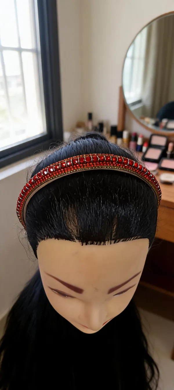 Red_Crystal_Studded_Wide_Hairband_For_Women