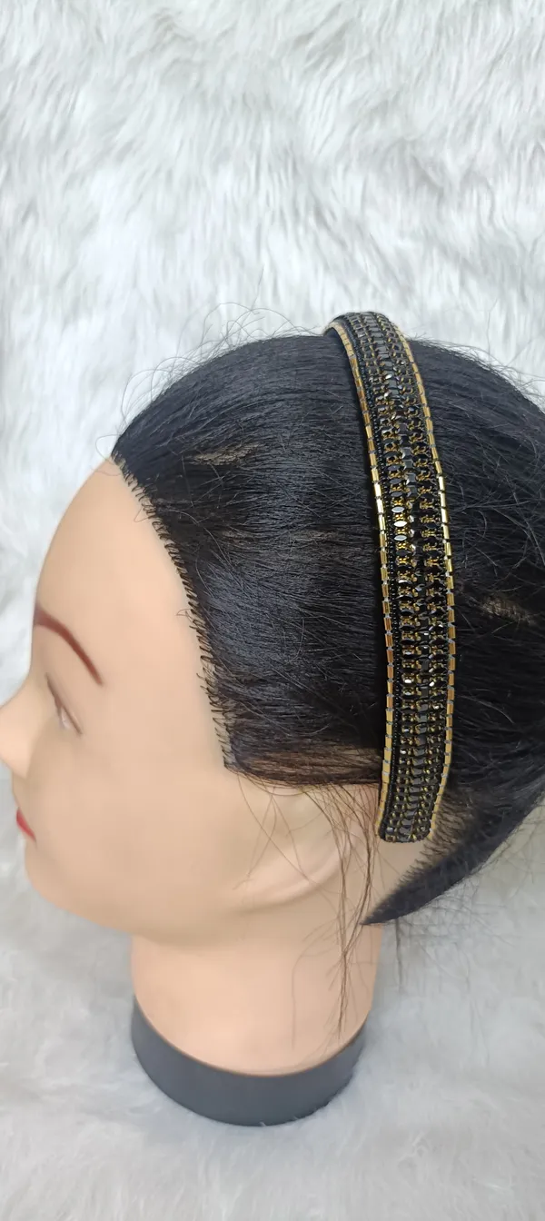 Black_Gold_Crystal_Studded_Hairband_For_Women