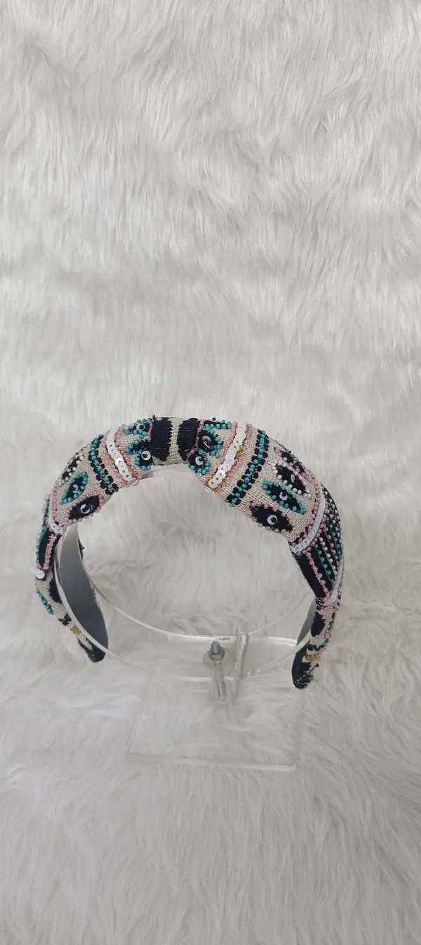 Multicolor_Cotton_Beaded_Embroidered_Wide_Knot_Headband_For_Women