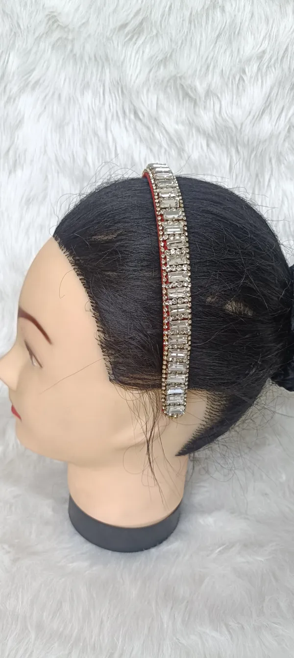 Red_Crystal_Baguette_Studded_Hairband_For_Women