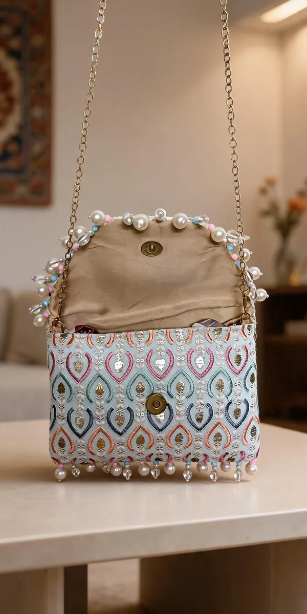 Cotton_Embroidered_Beaded_Flap_Sling_Bag_For_Women