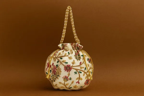 Handcrafted_Embroidered_Potli_Bag_with_Pearl_Handle_-_Traditional_Rajasthani_Wedding_Batwa-Off_White