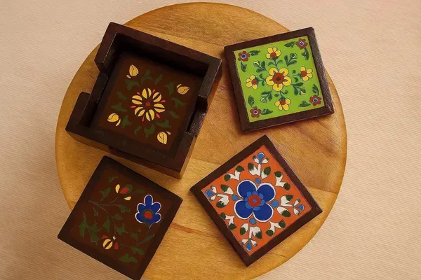 Hand_Painted_Wooden_Coaster_Set_With_Ceramic_Tiles_Set_Of_4_4x4_Inch_With_Holder