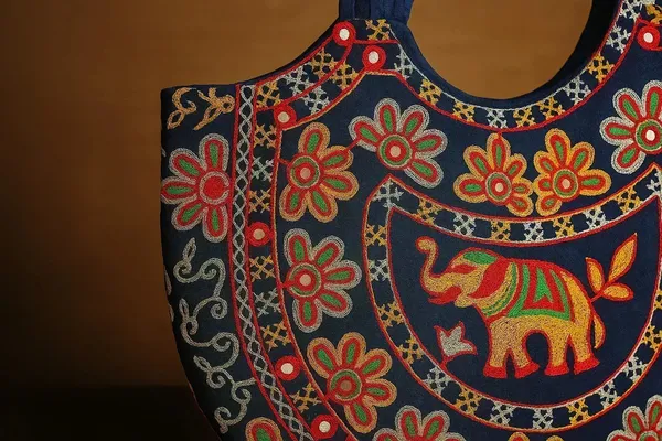 Handcrafted_Embroidered_Cotton_Sling_Bag_Elephant_Motif_Boho_Ethnic_Tote_For_Women_Rajasthani_Folk_Art_Design