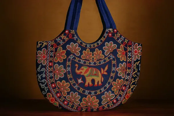 Handcrafted_Embroidered_Cotton_Sling_Bag_Elephant_Motif_Boho_Ethnic_Tote_For_Women_Rajasthani_Folk_Art_Design