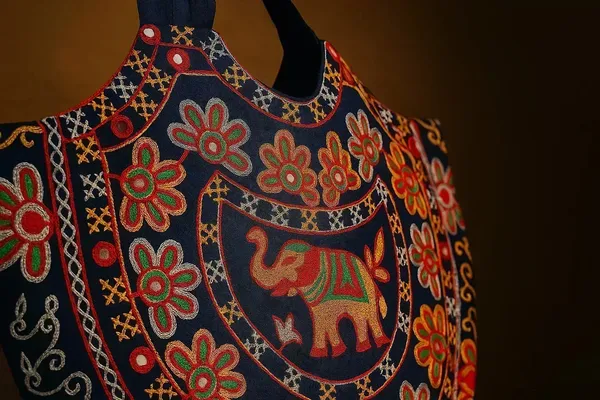 Handcrafted_Embroidered_Cotton_Sling_Bag_Elephant_Motif_Boho_Ethnic_Tote_For_Women_Rajasthani_Folk_Art_Design