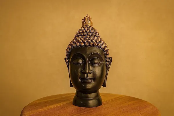 Handcrafted_Resin_Buddha_Head_Statue_Meditation_Decor_For_Home_Office_Zen_Garden_Bronze_Finish_Spiritual_Figurine