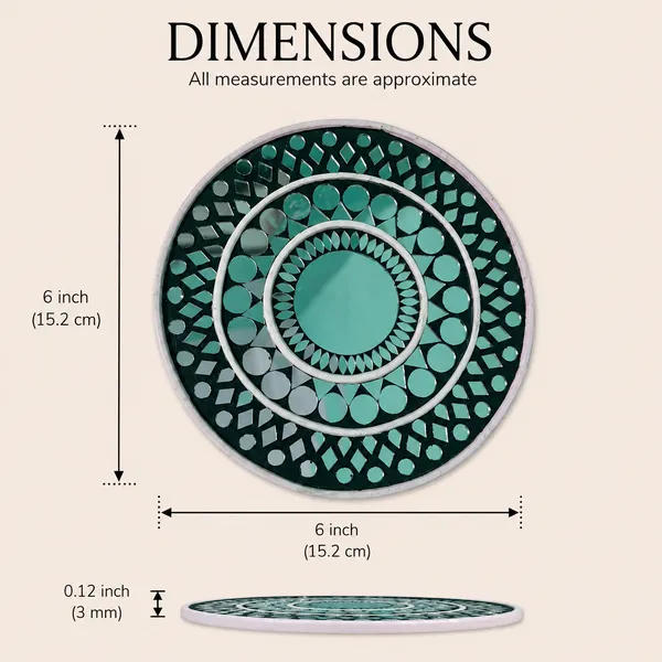 Handcrafted_Teal_Green_Round_Lippan_Art_Wall_Hanging_6_Inch_Mdf_Base_Traditional_Indian_Clay_Mirror_Work