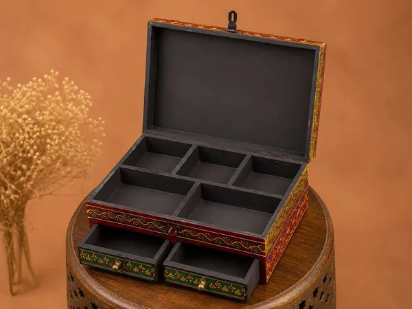 Handpainted_Wooden_Jewelry_Box_With_Drawers_Folk_Art_Multi_Compartment_Organizer_Traditional_Indian_Storage_Chest_With_Floral_Mandala_Design