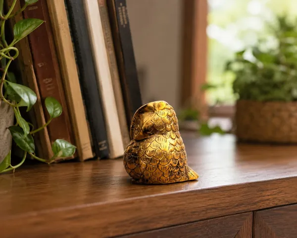 Decorative_Golden_Owl_Figurine_for_Office_Desk_–_Metal_Owl_Paperweight,_Good_Luck_Showpiece_for_Home_&_Study_Room