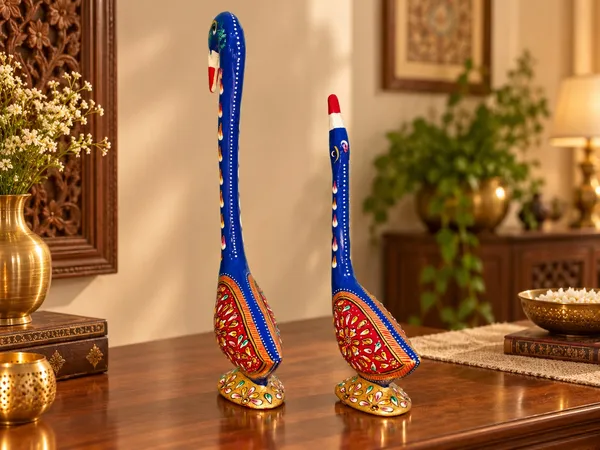Handcrafted_Metal_Meenakari_Swan_Set_of_2_–_Decorative_Love_Birds_for_Home_Decor,_Tabletop_&_Gifting