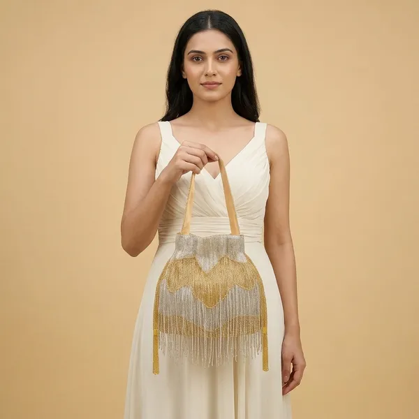 Handcrafted_Beaded_Fringe_Potli_Bag_-_Retro-Glam_'Gatsby'_Style_Evening_Bucket_Bag-Gold_And_Silver