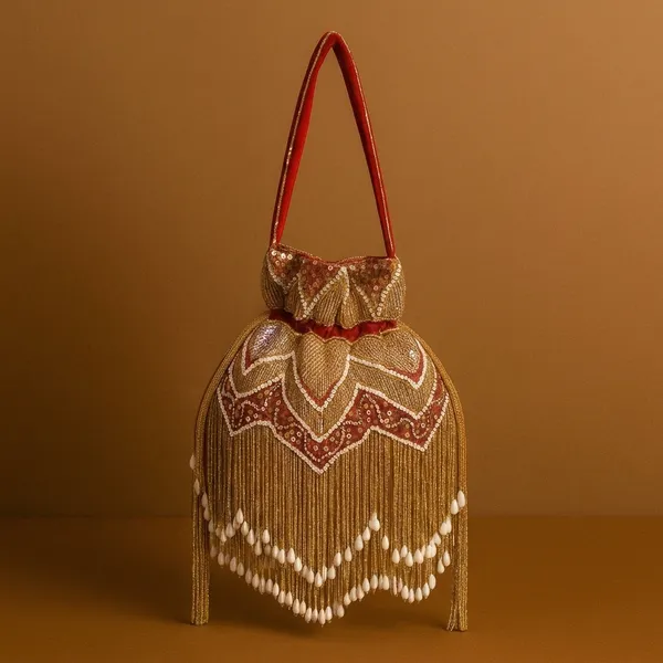 Handcrafted_Beaded_Fringe_Potli_Bag_-_Retro-Glam_'Gatsby'_Style_Evening_Bucket-Gold_And_Red_Bag