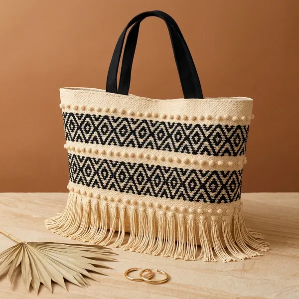 Handcrafted_Boho_Tote_Bag_with_Popcorn_Texture_-_Geometric_Diamond_Shoulder_Bag-Black