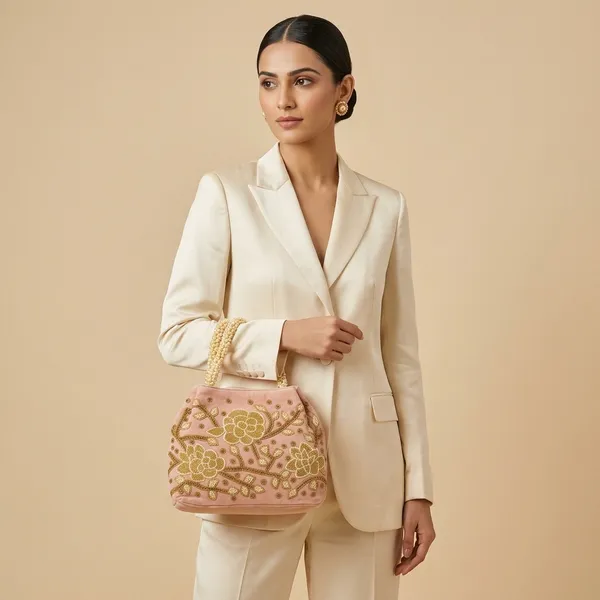 Handcrafted_Velvet_Mini_Tote_with_Pearl_Handle_-_'Royal_Garden'_Floral_Zari_Handbag-Pink