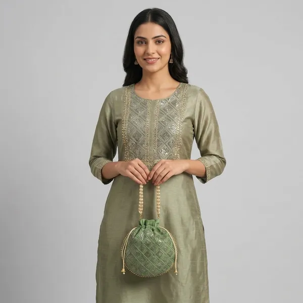 Handcrafted_Geometric_Sequin_Potli_Bag_with_Pearl_Handle_-_Diamond_Pattern_Ethnic_Batwa-Grey