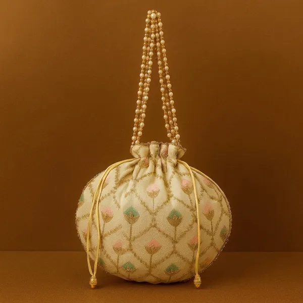 Handcrafted_Embroidered_Potli_Bag_with_Pearl_Handle_-_Traditional_Rajasthani_Wedding_Batwa-Cream