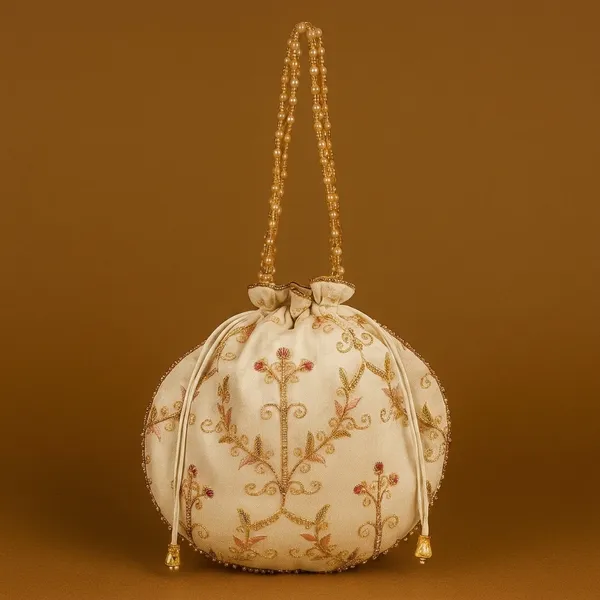 Handcrafted_Embroidered_Potli_Bag_with_Pearl_Handle_-_Traditional_Rajasthani_Wedding_Batwa-Cream