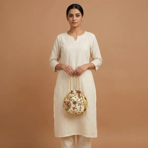 Handcrafted_Embroidered_Potli_Bag_with_Pearl_Handle_-_Traditional_Rajasthani_Wedding_Batwa-Off_White