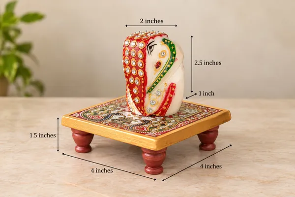 Meenakari_Marble_Ganesh_Idol_with_Chowki_–_Handcrafted-Style_Ganesha_Statue_for_Pooja_&_Festive_Decor