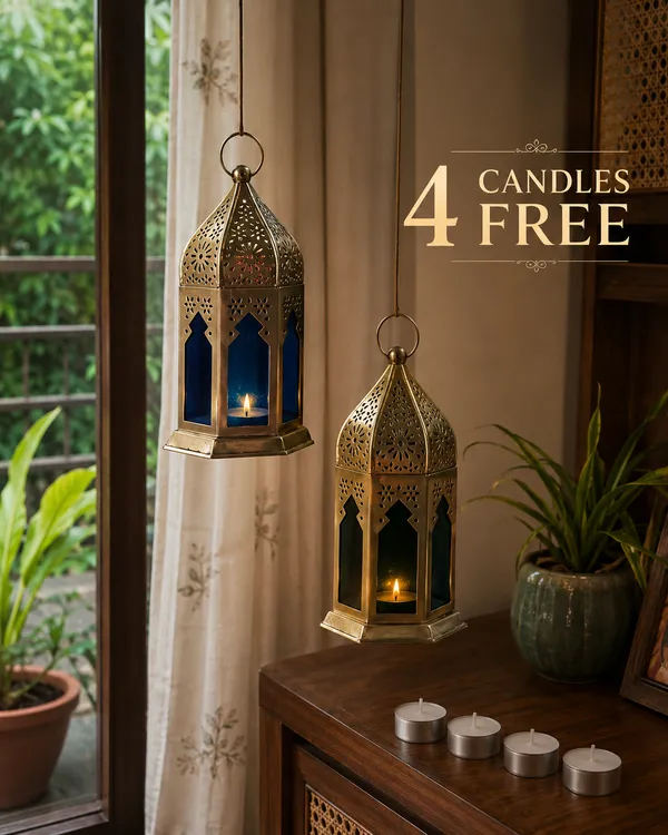 Moroccan_Metal_Lantern_Set_of_2_–_Colorful_Glass_Tea_Light_Holders_for_Home_Decor,_Festivals_&_Ambient_Lighting
