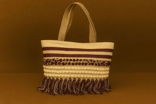 Handcrafted_Multi-Textured_Boho_Tote_-_Woven_Shoulder_Bag_with_Fringes_&_Popcorn_Details-Maroon