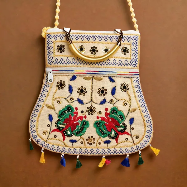 Handcrafted_Embroidered_Butterfly_Handbag_Ethnic_Sling_With_Metal_Handle_Front_Zipper