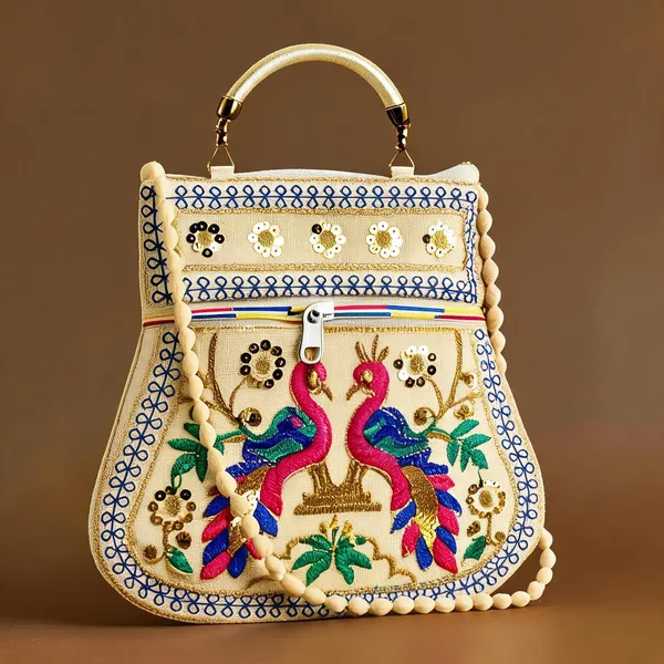 Handcrafted_Embroidered_Peacock_Handbag_Ethnic_Sling_With_Metal_Handle_Front_Zipper