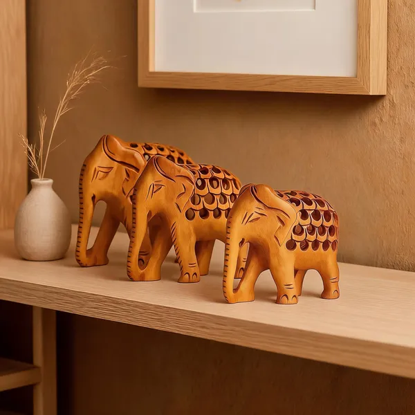 Handcarved_Wooden_Elephant_Set_Mother_Baby_Nested_Design_Indian_Artisan_Home_Decor
