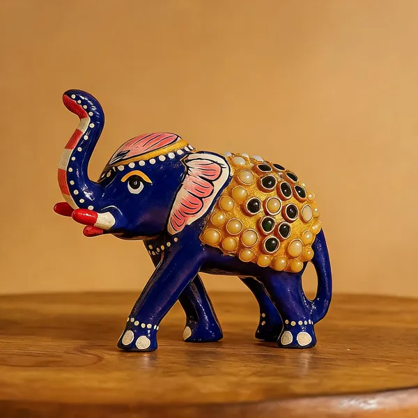 Handcrafted_Metal_Elephant_With_Meenakariwel_Work_Blue_Gold_Decorative_Figurine_Ethnic_Gifting_Home_Accent
