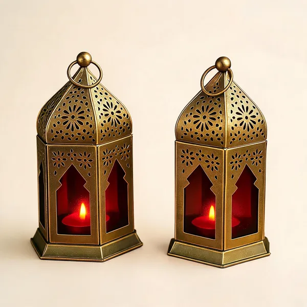 Antique_Metal_Lantern_Moroccan_Style_Decorative_Candle_Lamp_With_Red_Glass_Panels