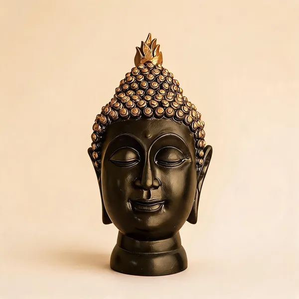 Handcrafted_Resin_Buddha_Head_Statue_Meditation_Decor_For_Home_Office_Zen_Garden_Bronze_Finish_Spiritual_Figurine