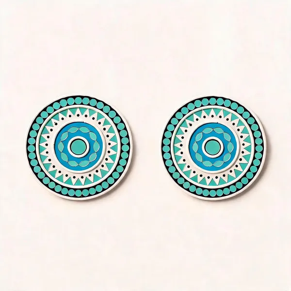 Handcrafted_Coastal_Sky_Blue_Mandala_Lippan_Art_6_Inch_Mdf_Base_Premium_Turquoise_Mud_Mirror_Work_Wall_Hanging