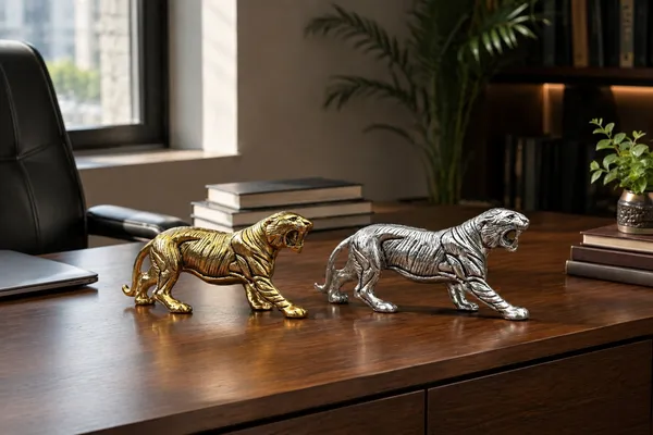 Golden_&_Silver_Tiger_Figurine_Set_–_Decorative_Metal_Tiger_Statues_Symbolizing_Strength_for_Home_&_Office_Decor