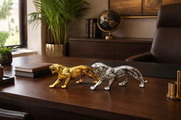 Golden_&_Silver_Tiger_Figurine_Set_–_Decorative_Metal_Tiger_Statues_Symbolizing_Strength_for_Home_&_Office_Decor