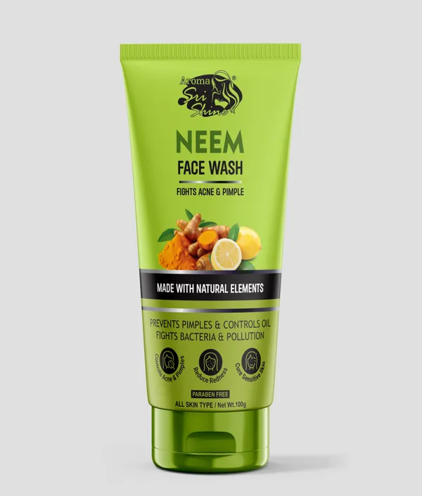 Aroma_Sri_Shine_Neem_Turmeric_Lemon_Face_Wash
