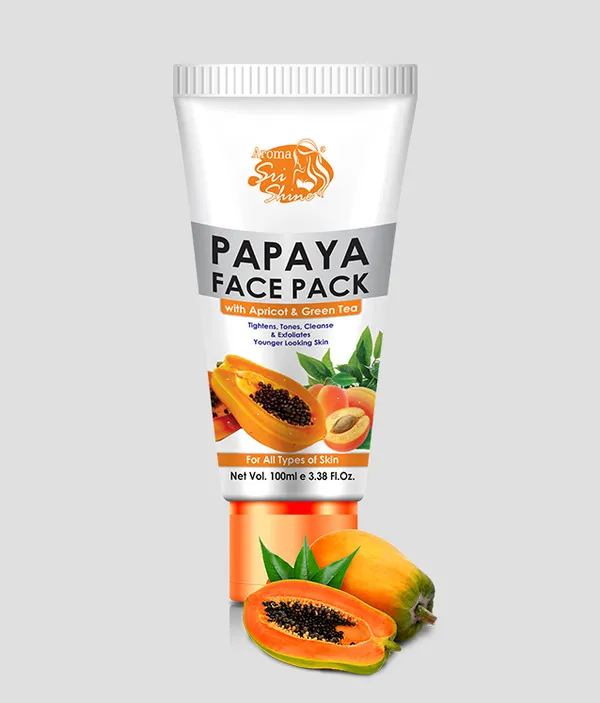 Aroma_Sri_Shine_Papaya_Apricot_Green_Tea_Face_Pack