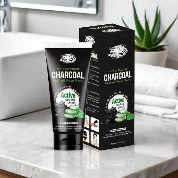 Aroma_Sri_Shine_Activated_Charcoal_Aloe_Vera_Peel_Off_Face_Mask