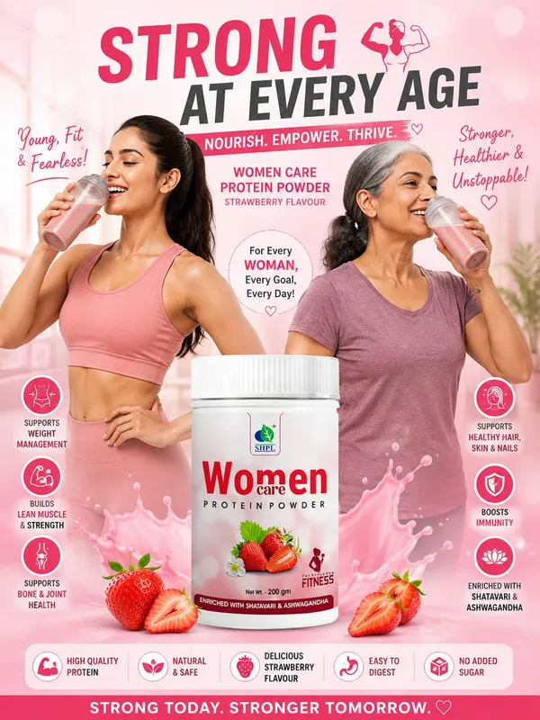 Aqrs_Herbs_Strawberry_Protein_Powder_Shatavari_Ashwagandha_500_G