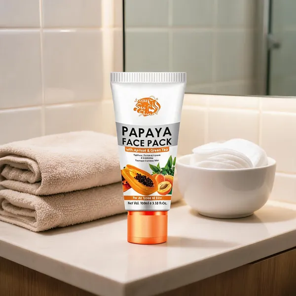 Aroma_Sri_Shine_Papaya_Apricot_Green_Tea_Face_Pack