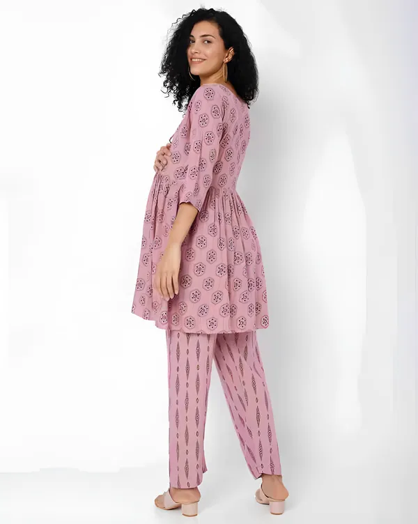 Pink_Printed_Kurta_Pant_Set_for_Women