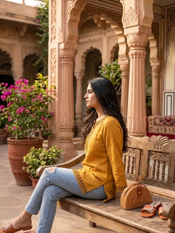 Mustard_Yellow_Embroidered_Relaxed_Fit_Top_for_Women