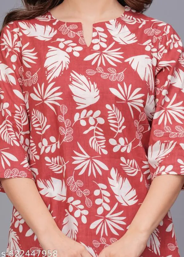 Red_And_White_Cotton_Printed_Regular_Night_Suit_For_Women