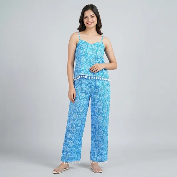 Blue_Cotton_Ethnic_Motif_Printed_Regular_Fit_Night_Suit_For_Women